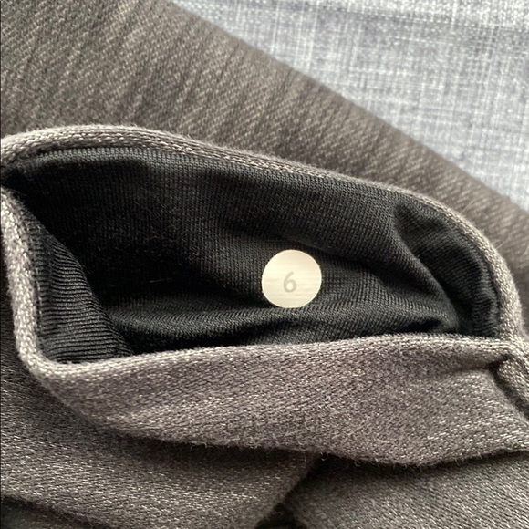 Lululemon Leggings Charcoal Grey Size 6 Women's Yoga Ankle Athletic - Picture 7 of 7